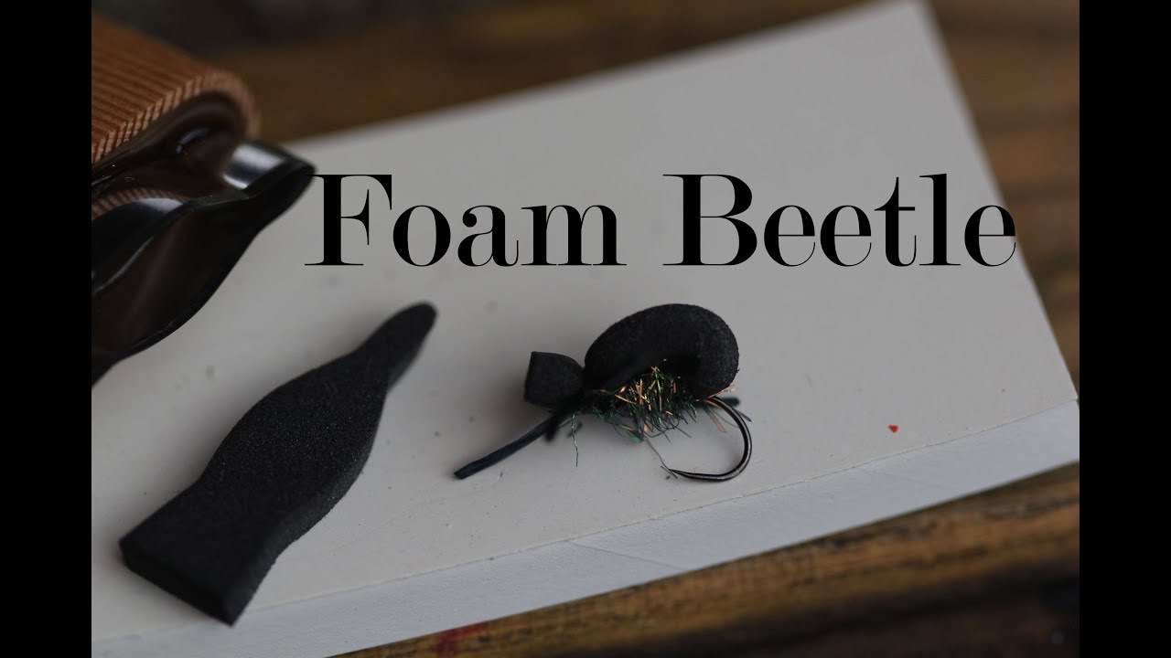 Fly Tying: Foam Beetle 