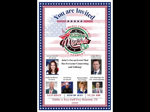 Saturday Menudo Club July 12 2025 Power Talks From Texas Leaders