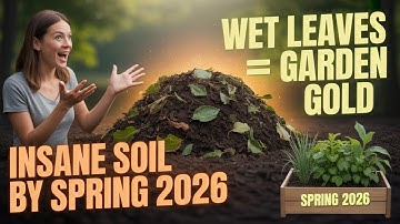 Het geheim van de luie tuinier: composteer natte bladeren voor GEKKE grond vóór het voorjaar van ...
