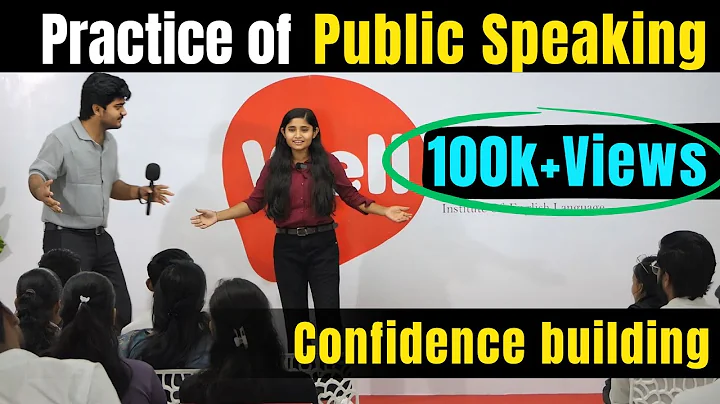 Practice of Public Speaking and confidence building at WellTalk institute | Spoken English practice
