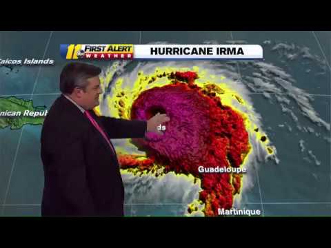 Hurricane Irma latest track