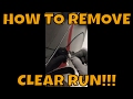 HOW TO REMOVE CLEAR RUN and drips ! FAST! black car PPG