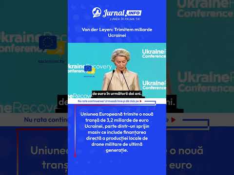 Video Von der Leyen: Trimitem miliarde Ucrainei