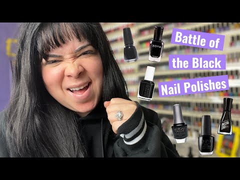 best nail color to wear with black dress