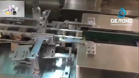Automatic vape essential small size tray cartoning machine box packing line testing video