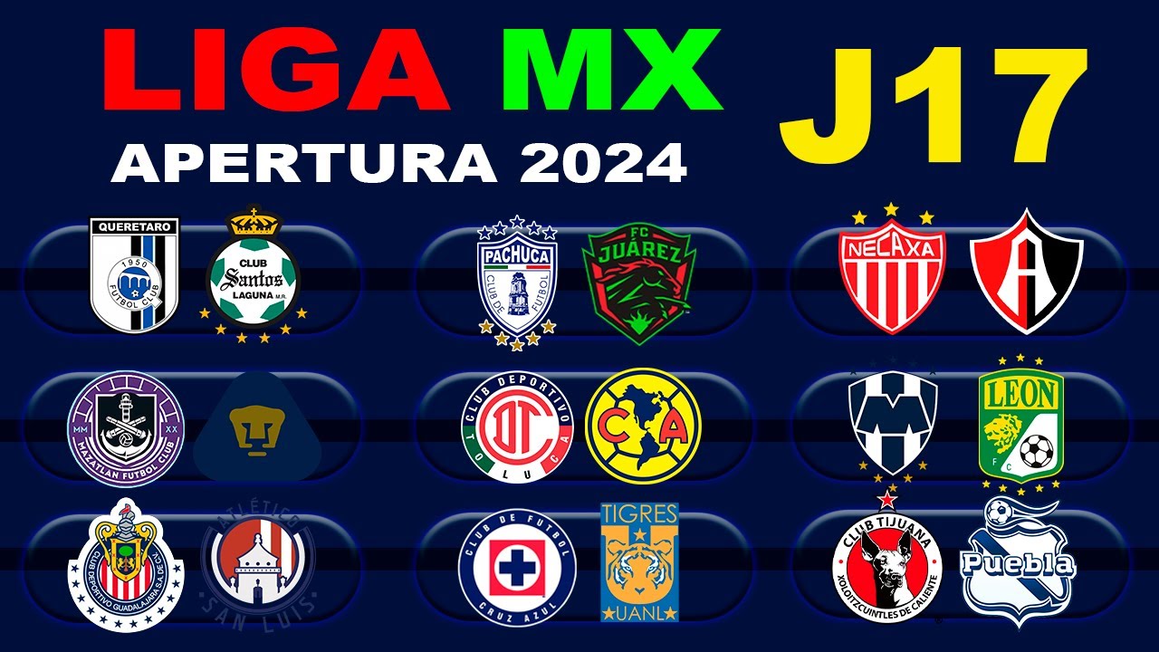 FECHAS, HORARIOS Y CANALES PARA LA JORNADA 17 DE LA LIGA MX APERTURA ...