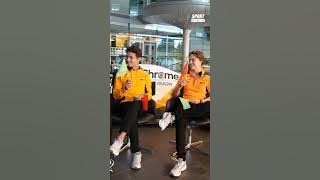Lando Norris and Oscar Piastri playing 'green or red flag' with Sportbible