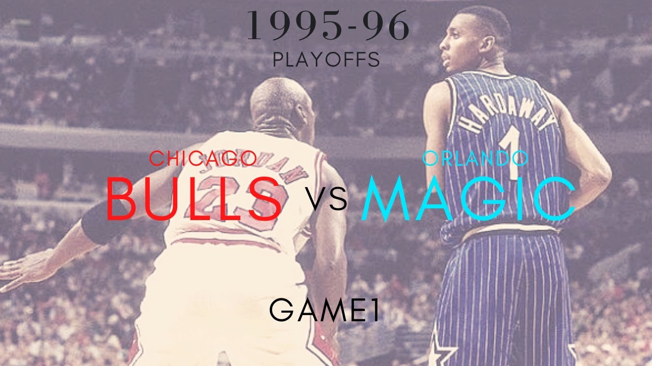 NBA】1995-96 playoffs ブルズ vs マジック game1【FULL】 - YouTube