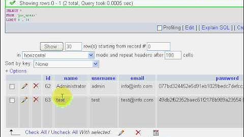How to reset Joomla Password
