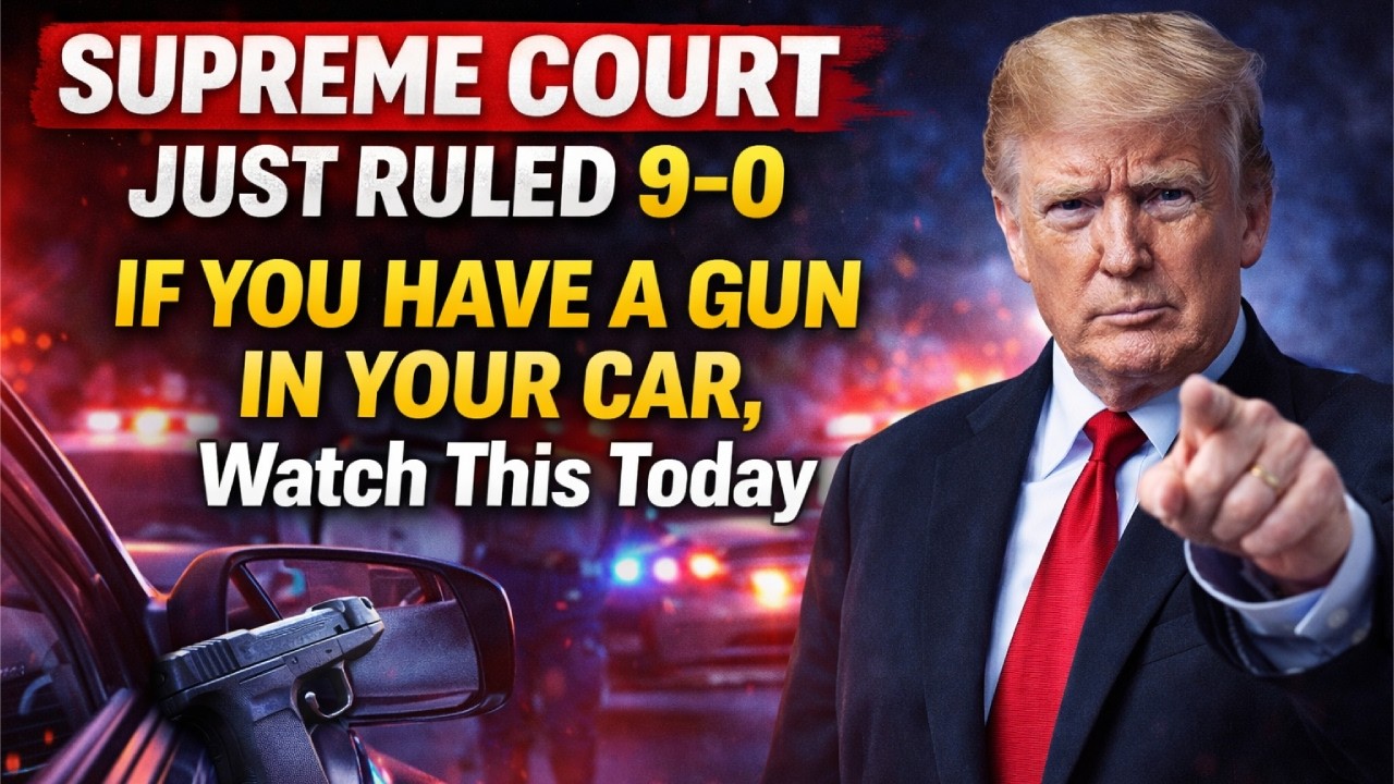 Верховный суд вынес решение 9–0 — Если у вас в машине есть оружие, посмотрите это сегодня.
