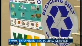 In line with goal to reduce trash to landfills