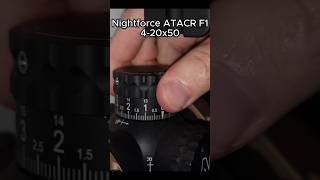 Nightforce ATACR F1 5-25x50 Dial sounds  #touchbrass #longrangeshooting #prs