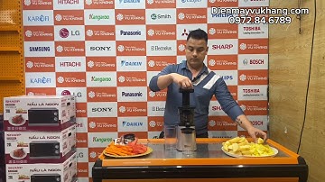 Review + Hướng dẫn sử dụng máy ép chậm OLIVO SJ210