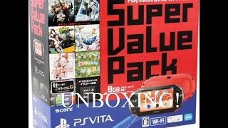 PlayStation Vita Super Value Pack Unboxing!!!