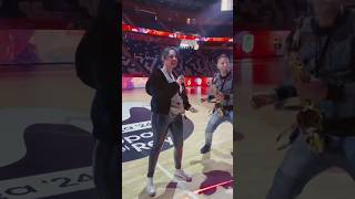 This was our concert for the basketball championship, Copa del Rey!! #acb