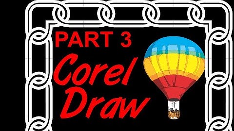 Corel Draw Tips & Tricks EASY WAY to make a CHAIN Part 3