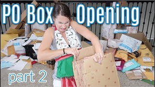 A Rollercoaster Of Emotions!  P.O. Box Opening PART 2. Overwhelmed With Gratitude!  Thank You!