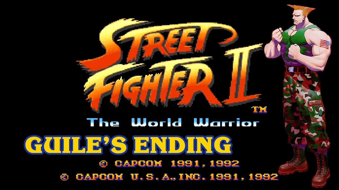 Street Fighter II: The World Warrior Guile Ending | Super Nintendo Entertainment System