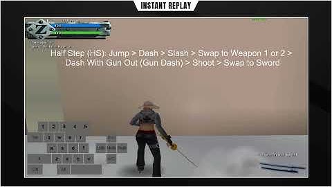 GunZ K-Style Beginner Moves: Half Step (HS)