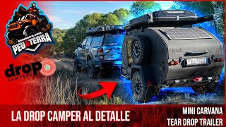 4x4 route TOZALES DE MONEGROS in MINI CARAVAN  Tear Drop Trailer by Drop Campers  Part 1/2