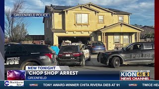 Man arrested after police discover a ‘chop shop’ in a Greenfield home