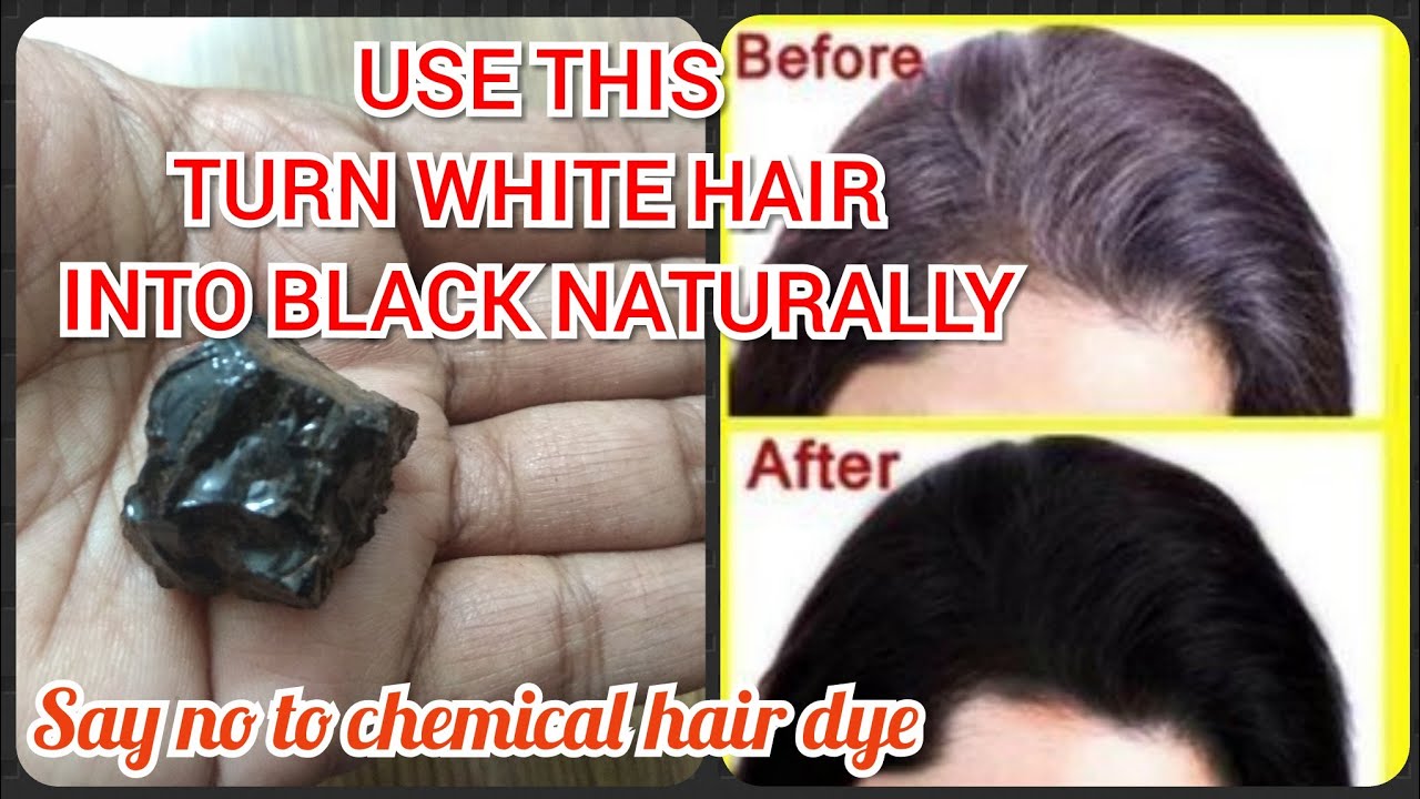 Homemade Hair Dye To Turn White Hair Into Natural Black How To
