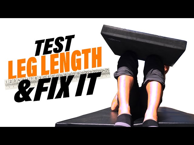 One leg longer than the other? Leg length discrepancy test and strategies 