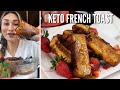 EASY Flourless Keto French Toast Sticks! How to Make Keto French Toast Sticks