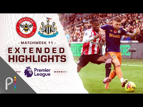 Brentford v. Newcastle United | PREMIER LEAGUE HIGHLIGHTS | 11/9/2025 | NBC Sports