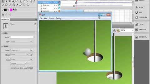 31. Adobe Flash - Adding Sound Effects
