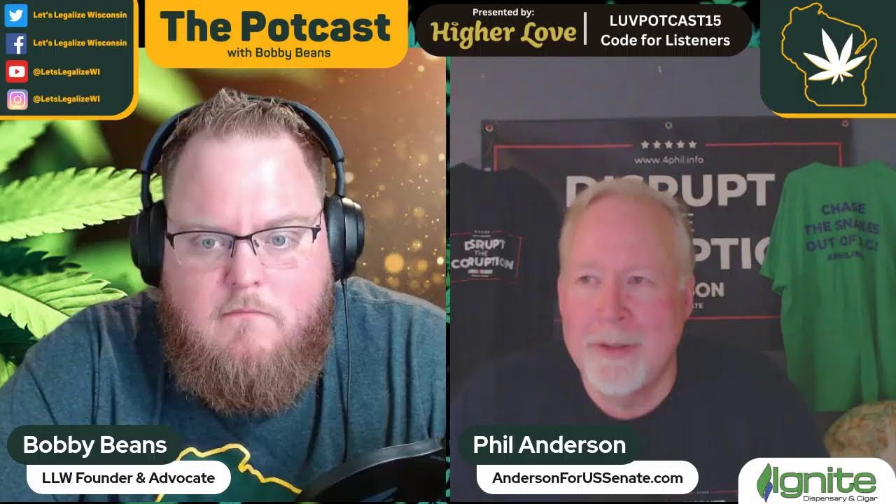 The Potcast Live - Disrupting the Corruption with US Senate Candidate Phil Anderson - 5/31/24