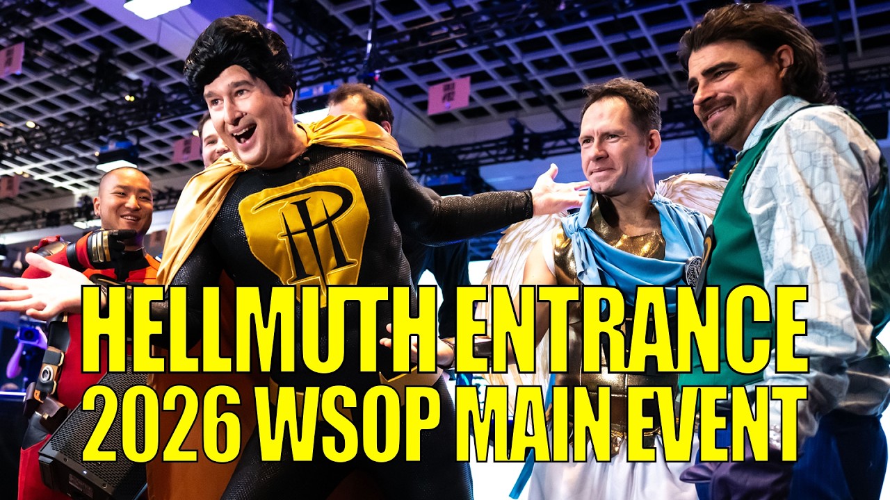 Phil Hellmuth WSOP 2026 Main Event Grand Entrance