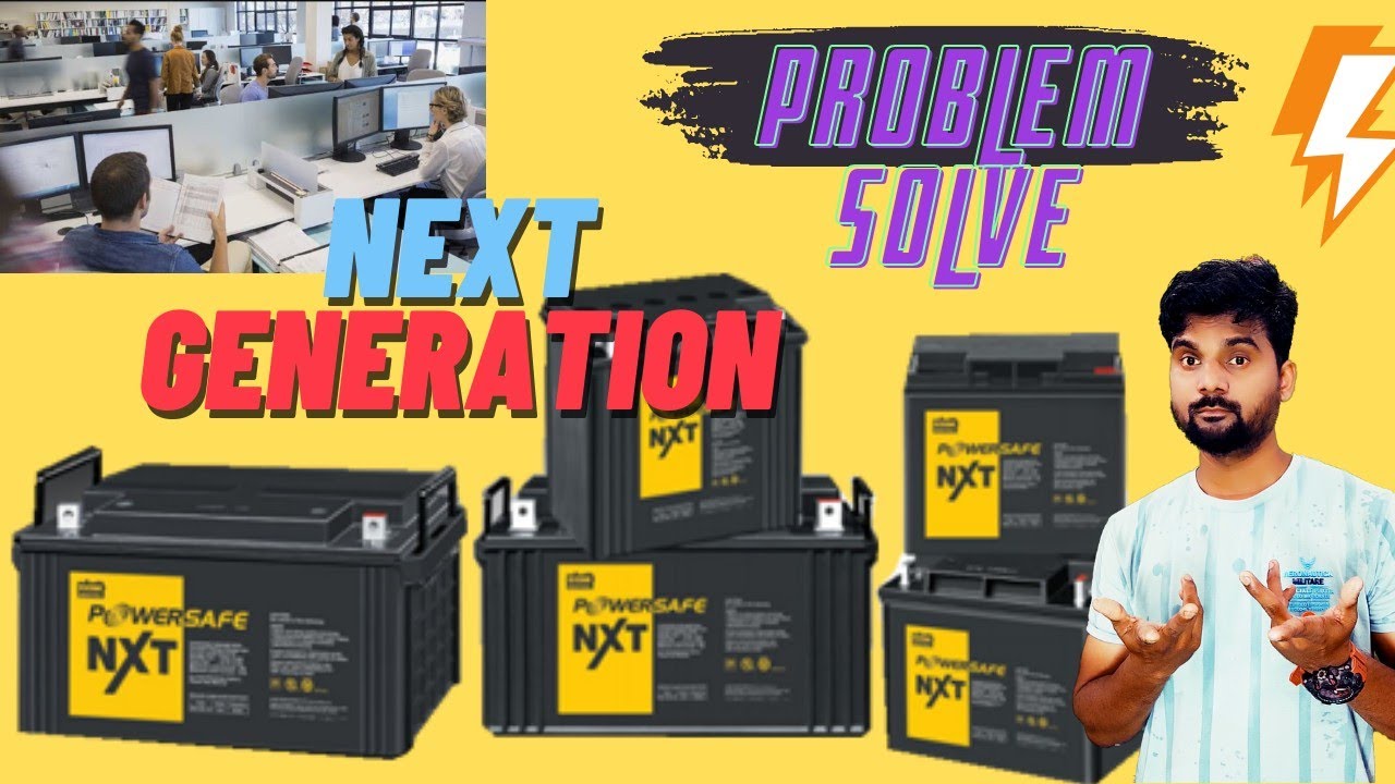 सारी परेशानी दूर Exide NXT 24Hr Supply देता रहेंगा, Data Loss होने का चांस ही नहीं, UPS बैटरीज