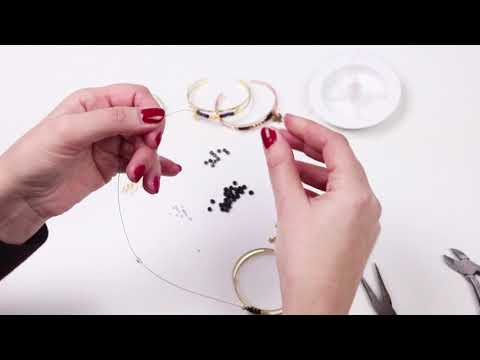 Bijoux à faire soi-même : Bracelets en métal DQ avec perles ♡ DIY