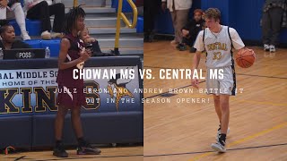 252 Middle School Hoops Chowan Ms Vs. Central Ms Full Highlights