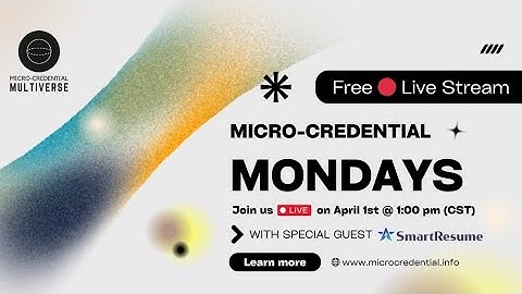 Shaping the Future: Micro-credentials & Skills-Based Ecosystems