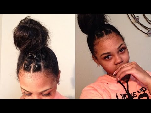 Spice Up Your Bun | Natural Hair | CrySTYLE Beauty - YouTube