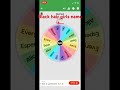 #spinthewheel#names#viral