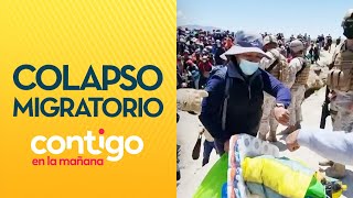 "NO VAN A ENTRAR": Así se vive la crisis migratoria en el norte de Chile - Contigo en La Mañana