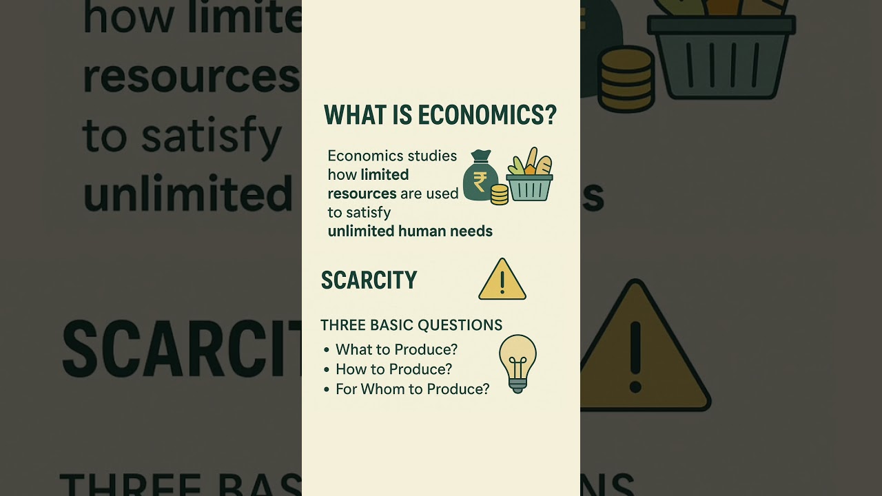 What is Economics? | Economics Class 11 | Introduction in Hindi | Magnet Accounting