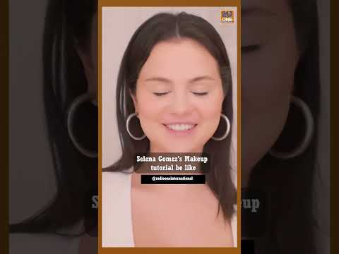 Selena Gomez's Makeup tutorial be like👀#selenagomez #radiooneinternational