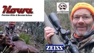 Howa .308 - Ziess V6- 5x30x50                  #deerhunting#  #ziessScope#HS-Precisionstock#sambar