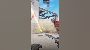 SMOKE LEFT A SITE VERTIGO CS2 #shorts #csgo #cs2