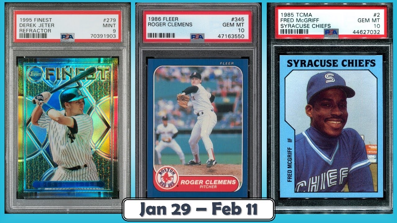 TOP 15 Highest Selling Baseball Cards from the Junk Wax Era on eBay