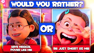 Would You Rather Turning Red Edition