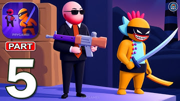 Stealth Master: Assassin Ninja - Gameplay Walkthrough Part 5 - Become A Stealth Ninja (Android, iOS)