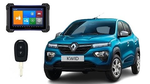 Program renault kwid 2020 spare key fob with autel im608