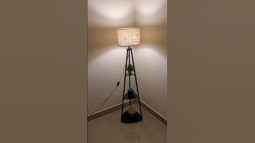 Unboxing Of Floor Lamp | Floor Lamp | Crosscut Furniture Tripod Floor Lamp #shivaayshashank