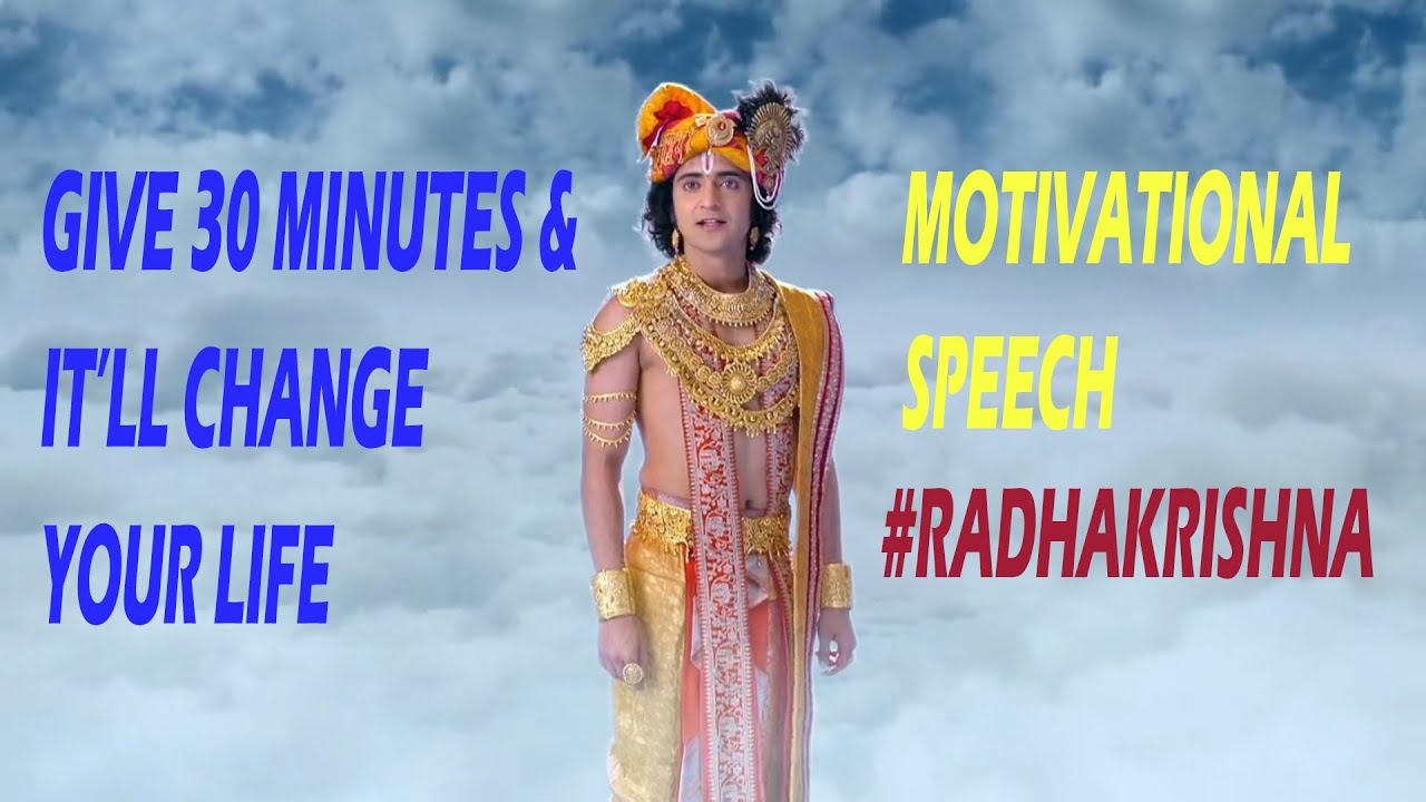 Give your 30 minutes & it'll change your life | Motivational speech | RadhaKrishna