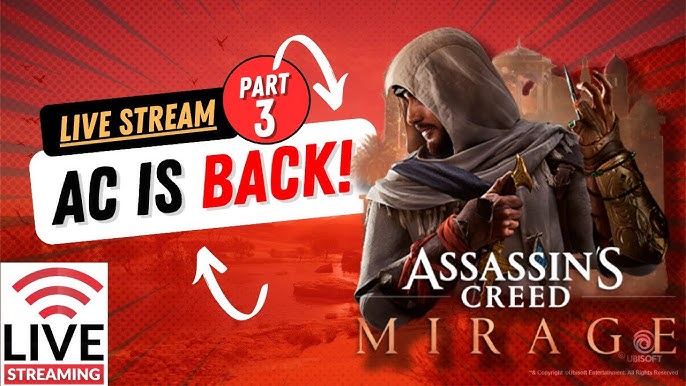 🔴LIVE! Playing Assassin's Creed Mirage